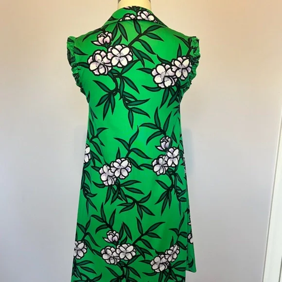 Vintage Hanae Mori Ban-Lon by Vivid Polyester Dress Made in Japan - Picture 6 of 6